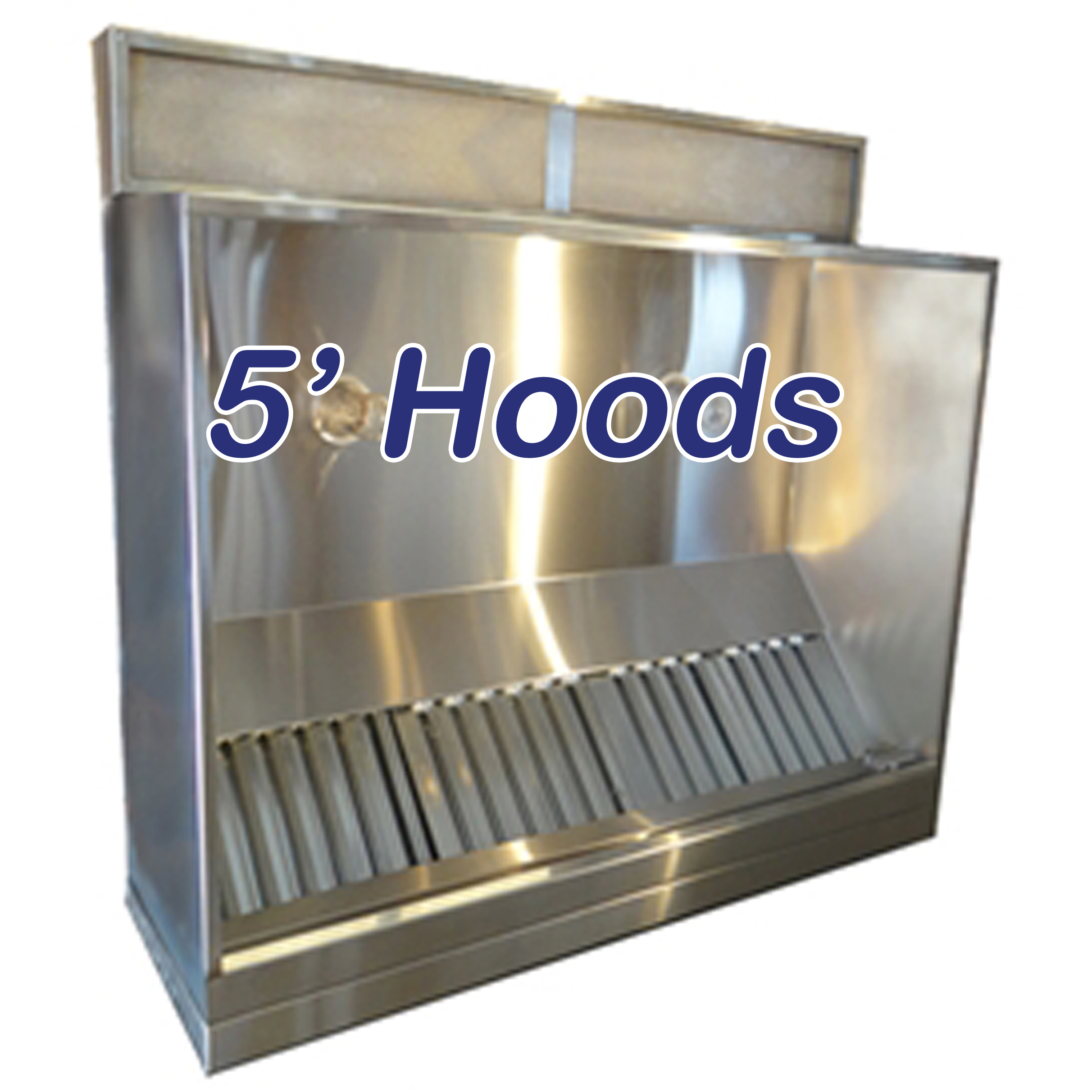 5' Commercial Wall Canopy Hood 60" Restaurant Vent Hood